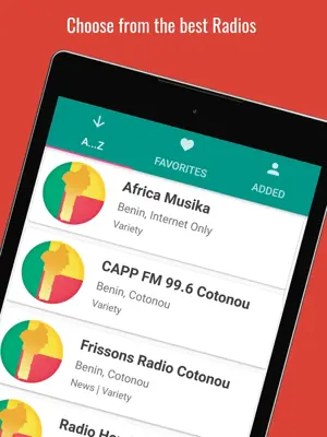 Radio Benin PRO - Music and News Radios android App screenshot 9