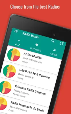 Radio Benin PRO - Music and News Radios android App screenshot 4